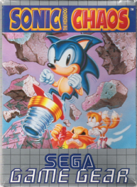Sonic Chaos Sega Game Gear US box art